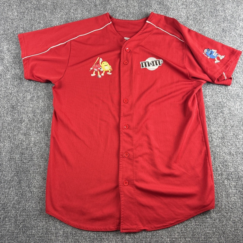 Augusta Sportswear M&M's Chocolate's Better With M Embroidered Jersey Red L